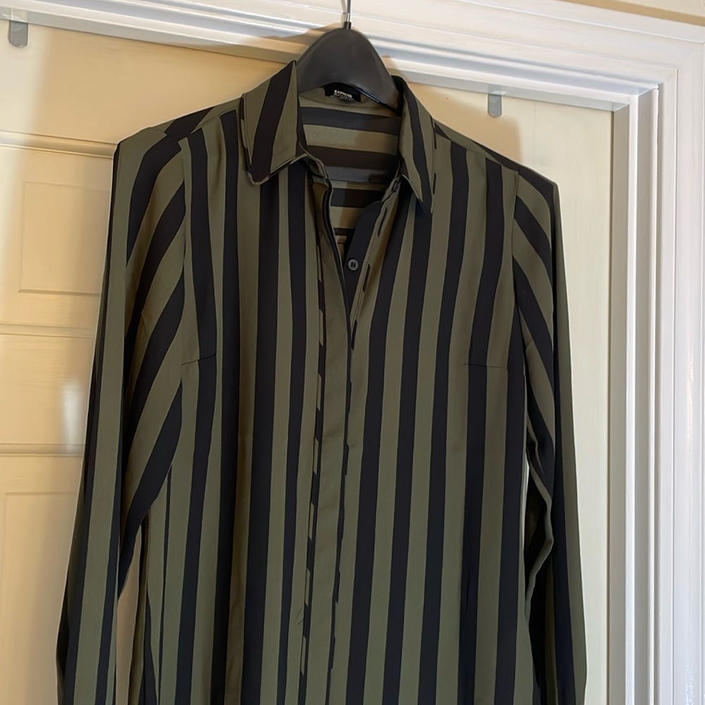 Espresso relaxed portofino shirt